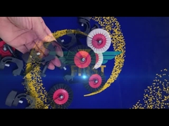 部品OEMの利用できる金属部分を印刷するハイデルベルクの黒の車輪のブラシ サポートSm74