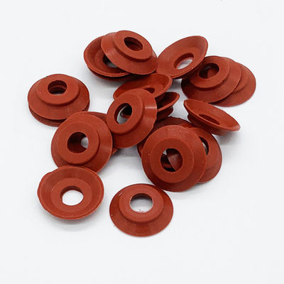ワインレッド 18x7mm 耐久性ゴム吸い吸い回転ディスク 印刷機用 部品