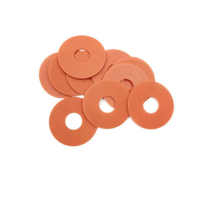 黄色く白く赤いゴム製吸盤66.028.406 38x13x1mmのオフセット印刷の予備品