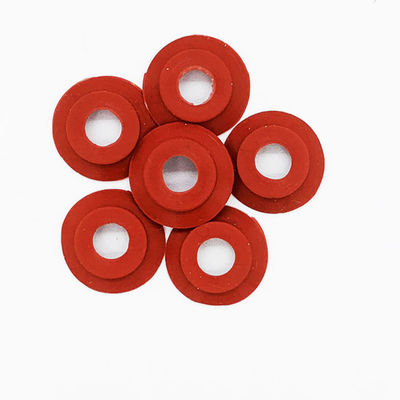 ワインレッド 18x7mm 耐久性ゴム吸い吸い回転ディスク 印刷機用 部品