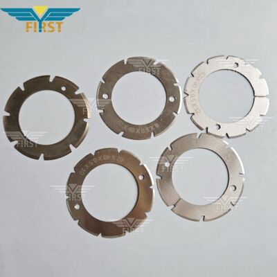 ハイデルベルク・シュタール折り機用カッター刃（白鋼製） - 耐摩耗性のためのU字型およびV字型オプション