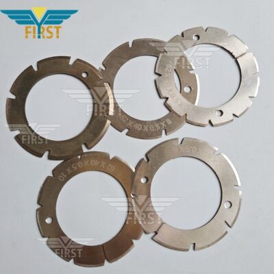 ハイデルベルク・シュタール折り機用カッター刃（白鋼製） - 耐摩耗性のためのU字型およびV字型オプション