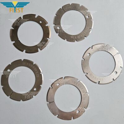 ハイデルベルク・シュタール折り機用カッター刃（白鋼製） - 耐摩耗性のためのU字型およびV字型オプション