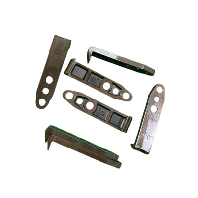 70mm X 16 X 5mm オフセット印刷のための6mmの中央穴のブラウン鋼柄
